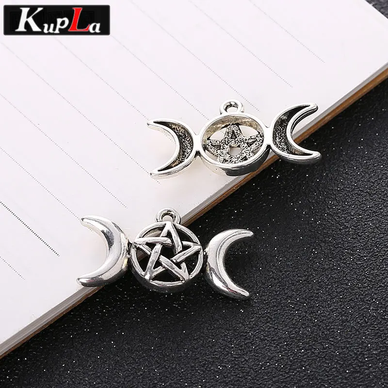 Vintage Metal Pentagram Charms Accessories Classic Handmade Fashion DIY Pendnats for Jewelry Making 30pieces/lot | Украшения и