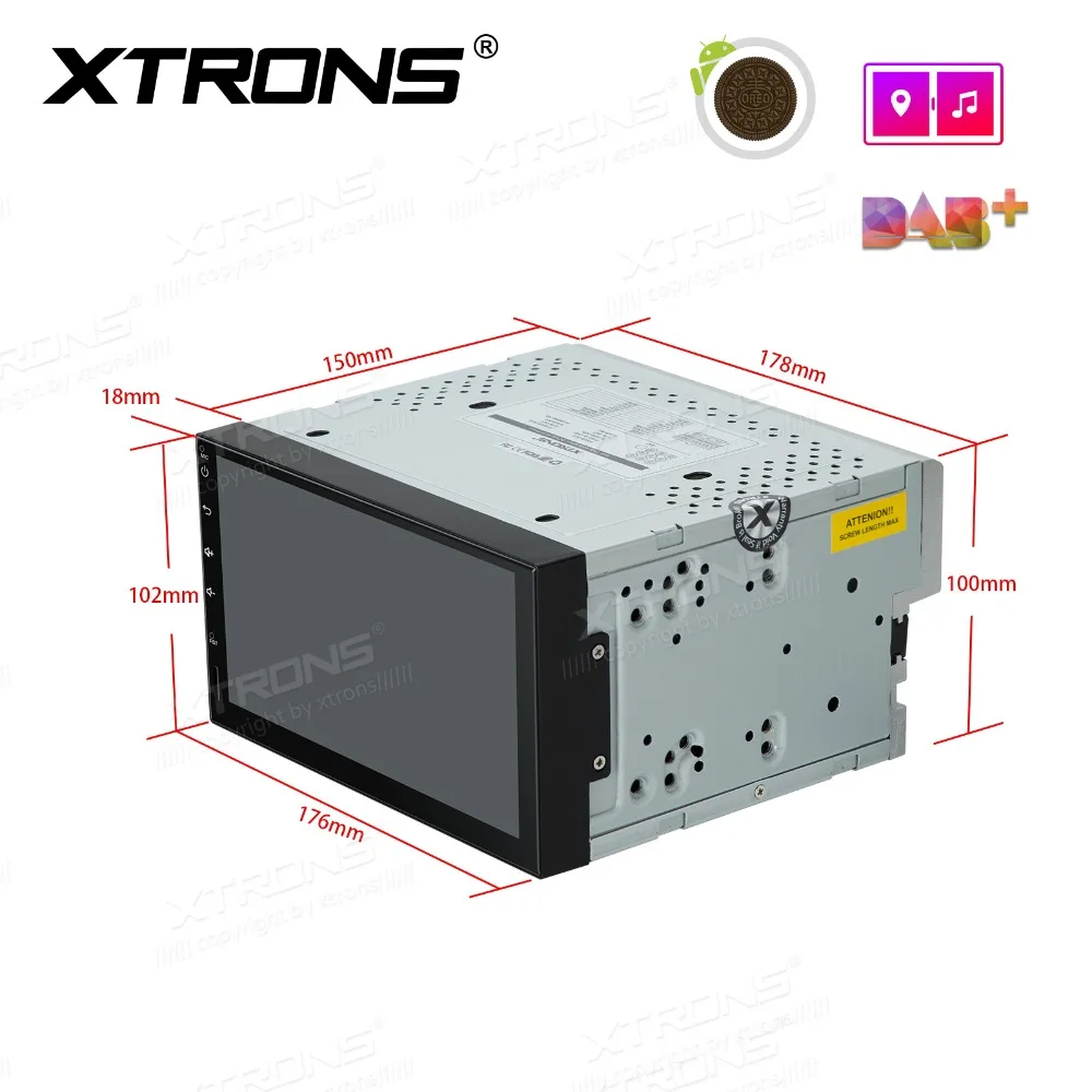 XTRONS 2 Din Универсальный 7 &quotAndroid 8 1 радио 32 Гб автомобильный стерео