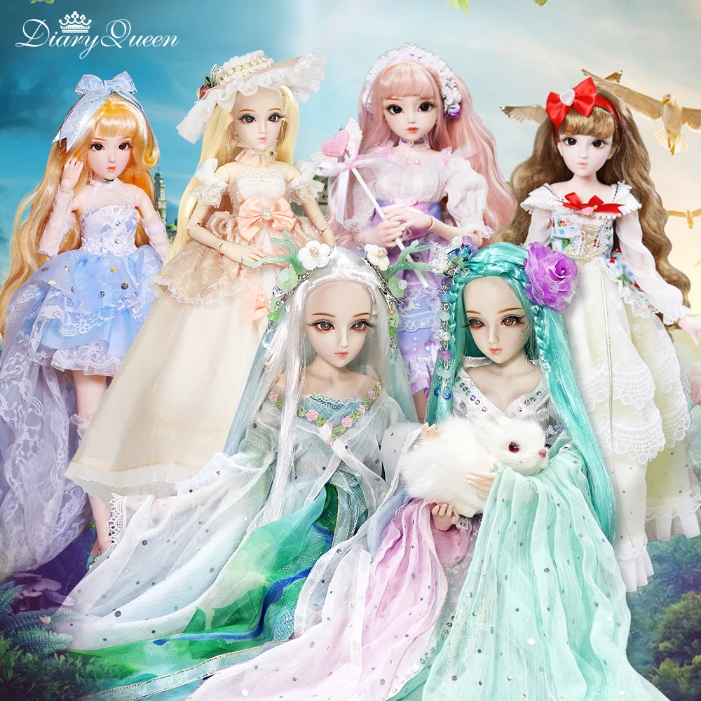 Кукла DBS 1/4BJD молочная королева механическое суставное тело с макияжем включая