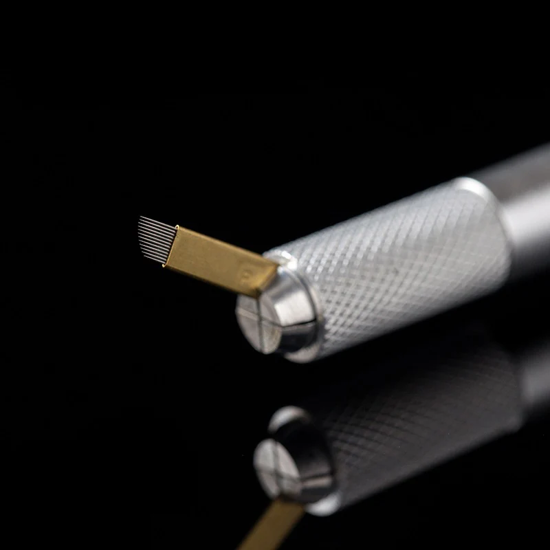 Оптовая продажа 500 шт. игла для микроблейдинга 12 pin pcd Lamina Tebori Жесткий гибкий