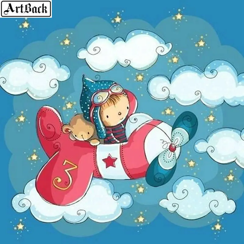 Cartoon 5d diy diamond painting owl book picture full square mosaic kids gift rhinestone embroidery crafts | Дом и сад