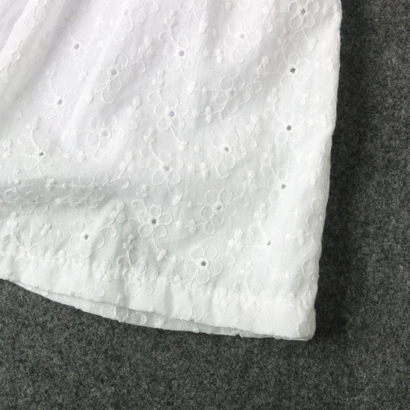Kid Summer Dresses For Girls Dress Shoulderless White Cotton Cute Baby Party Wedding Flower Girl 1-5 Years | Детская одежда и