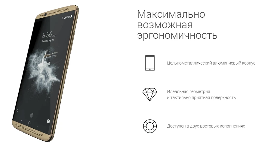 zte Axon 7 A2017 Snapdragon 820 2560X1440 2K 20.0MP 5," мобильный телефон 4 Гб ram 64/128 ГБ rom отпечаток пальца OTG QuickCharge