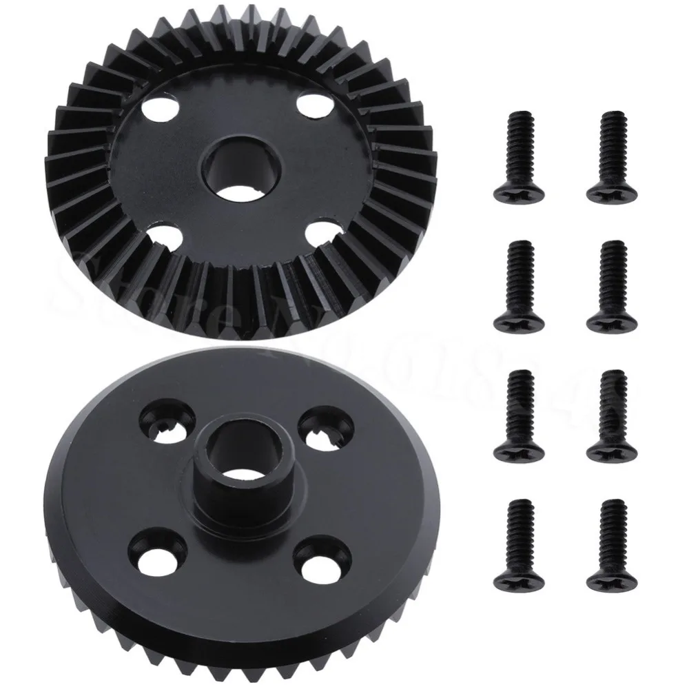 2 шт. Металл diff дифференциальная передача 38 т приводные шестерни Алюминий для WLtoys