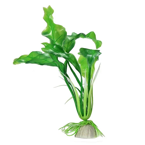 Зеленая искусственная пластмассовая трава аквариум для рыб украшение воды