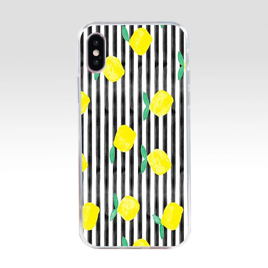 249AQ лимонно-желтый в полоску чехол для телефона из мягкого силикона ТПУ с