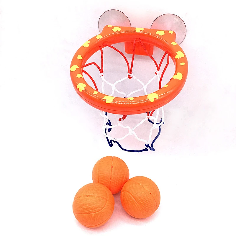 Хит продаж часы с чашкой на присоске для ванной баскетбольная коробка Baby Play