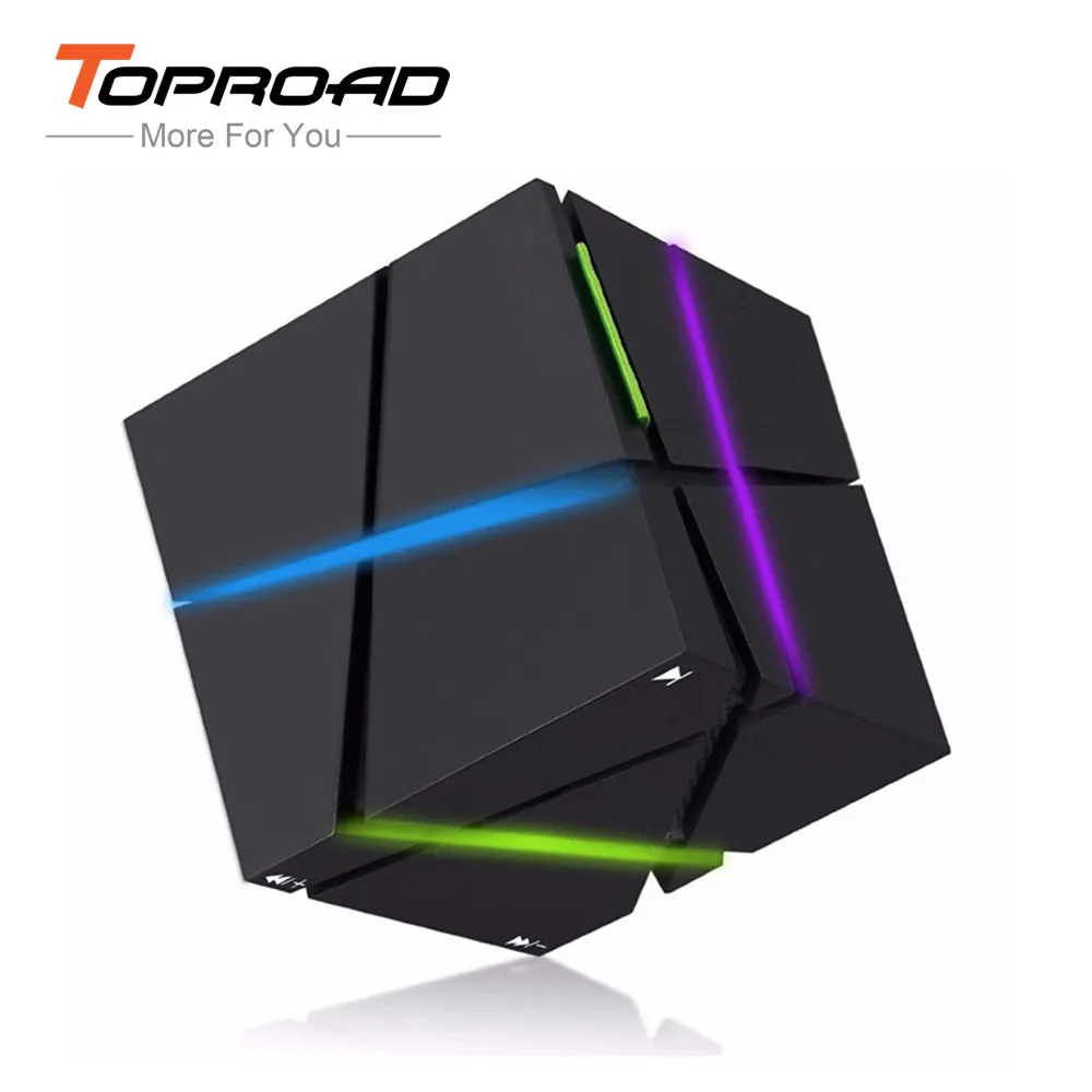 TOPROAD Qone портативный Bluetooth динамик со светодиодный светильник стерео караоке бокс