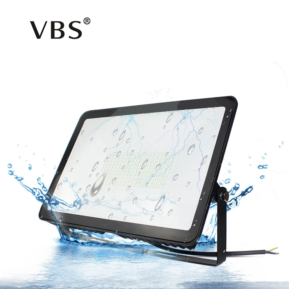 

Светодиодный прожектор Водонепроницаемый IP65 15 Вт 30 Вт 60 Вт 100 Вт 150 Вт 200 Вт 220 В LED прожектор подходит для открытый настенный светильник refletor п...