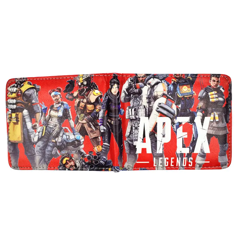 Популярный кошелек Game APEX Legends крутой дизайн короткий для молодых студентов с