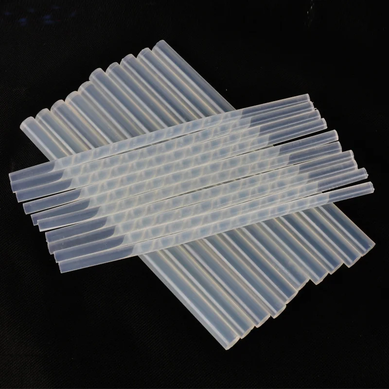 

Free shipping(10PCS/Lot) High Quality Non-Toxic Transparent 7mm X190mm Tool Hot Melt Glue Sticks For DIY