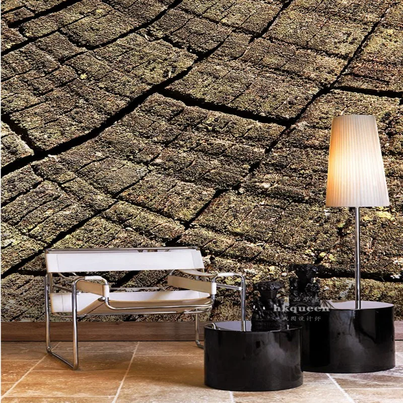 

Dropshipping Fatman 3d Wall Murals Wallpaper for Bedroom European Retro Wood Texture Living Room Home Decor Wallpaper Tapety 3d