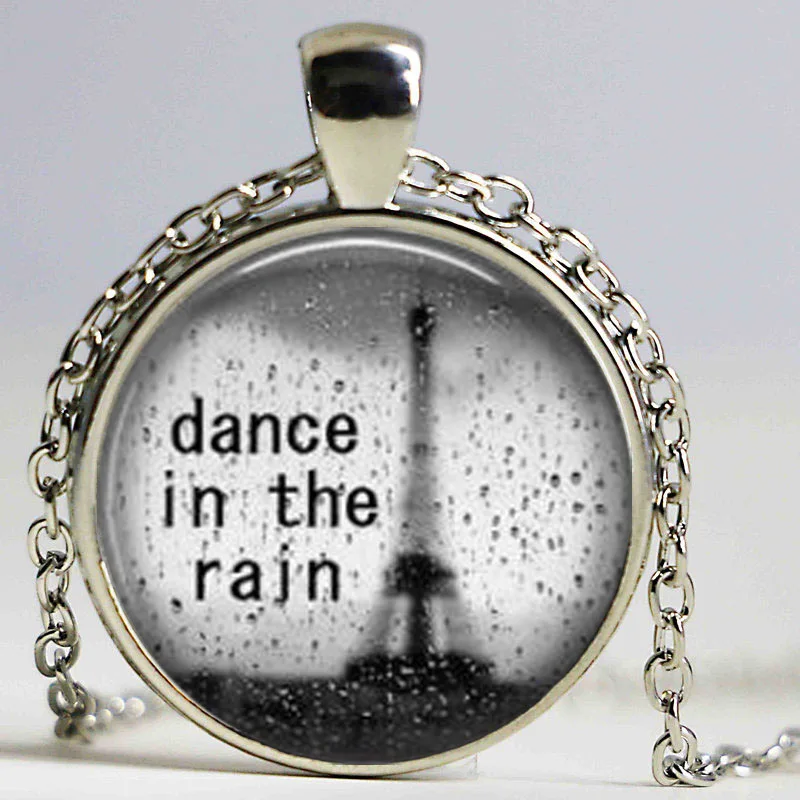 Вдохновляющее женское ожерелье или брелок для танцев под дождем | Украшения и