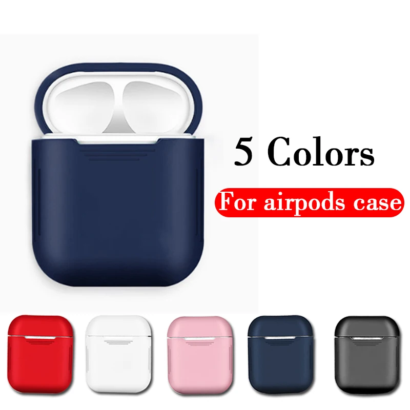 Силиконовый ТПУ Bluetooth беспроводной Чехол для наушников для Apple Airpods защитный милый чехол Аксессуары для кожи зарядная коробка для air pods