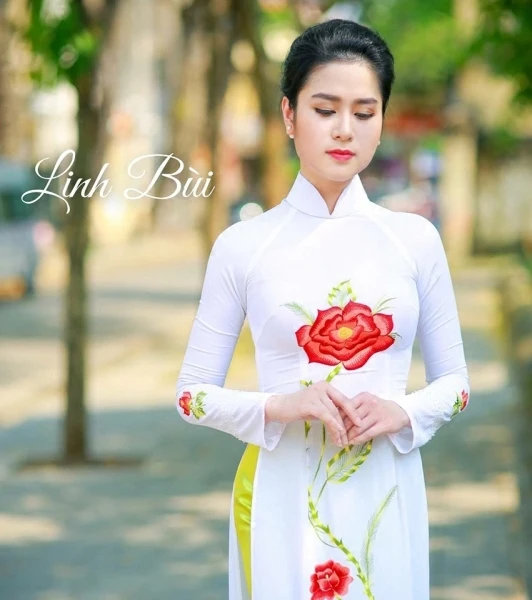 Женское платье Чонсам aodai белое вьетнамское чонсам традиционное платье|Одежда