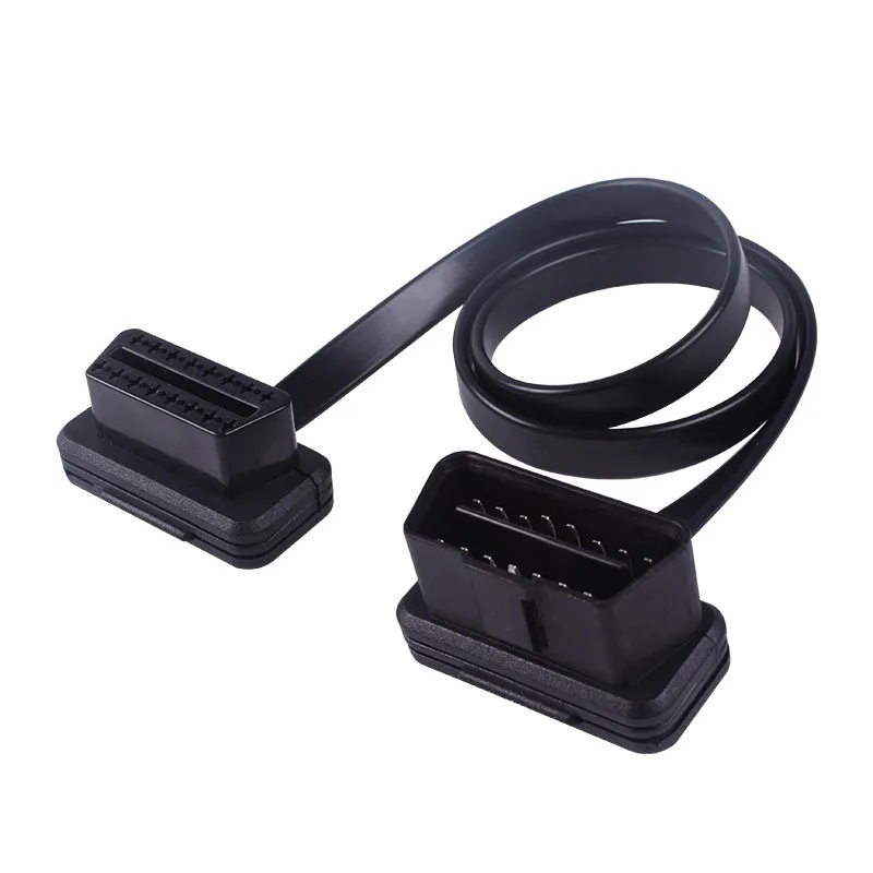 Автомобильный 60/100 см 16 контактный OBDII OBD 2 OBD2 Кабельный разъем диагностический