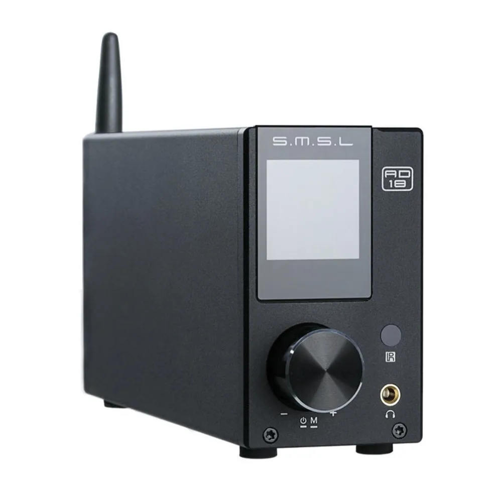Цифровой усилитель звука SMSL AD18 80 Вт * 2 CSR A64215 DSP Hi Fi Bluetooth оптический/коаксиальный USB