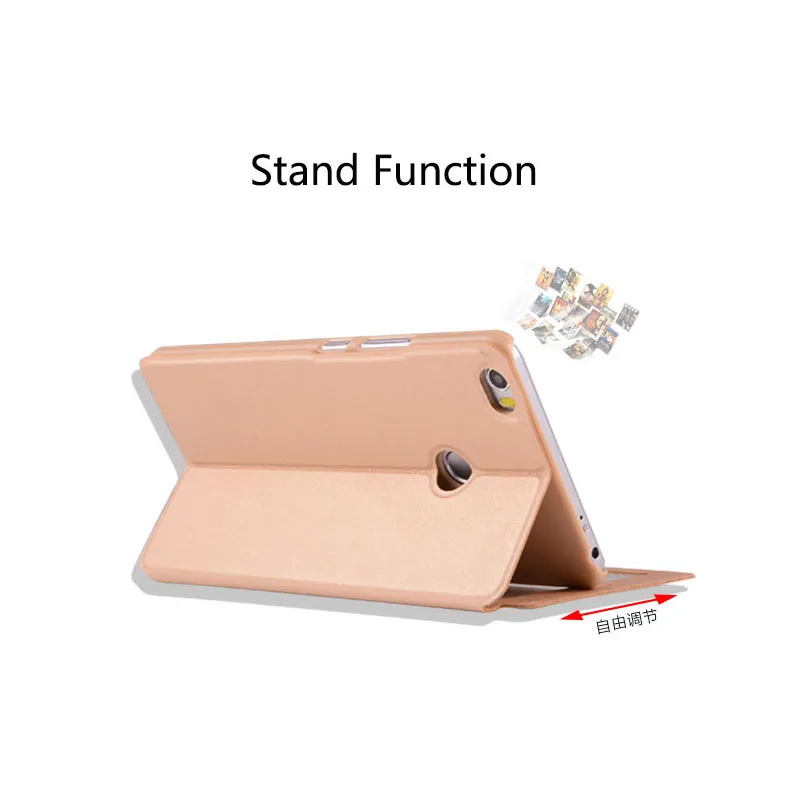 Роскошный умный флип-чехол из искусственной кожи для Xiaomi MI MAX 2 чехол с функцией