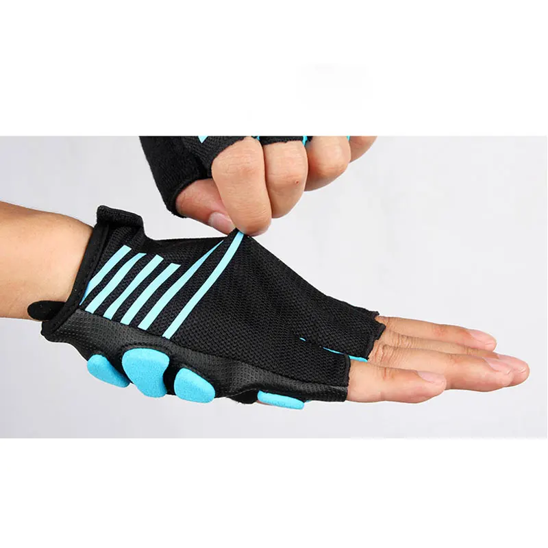 

Summer Nylon Half Finger Washable Gloves Men And Women Bouncy Breathable Motorcycle Bicycle Equipment Riding Glove