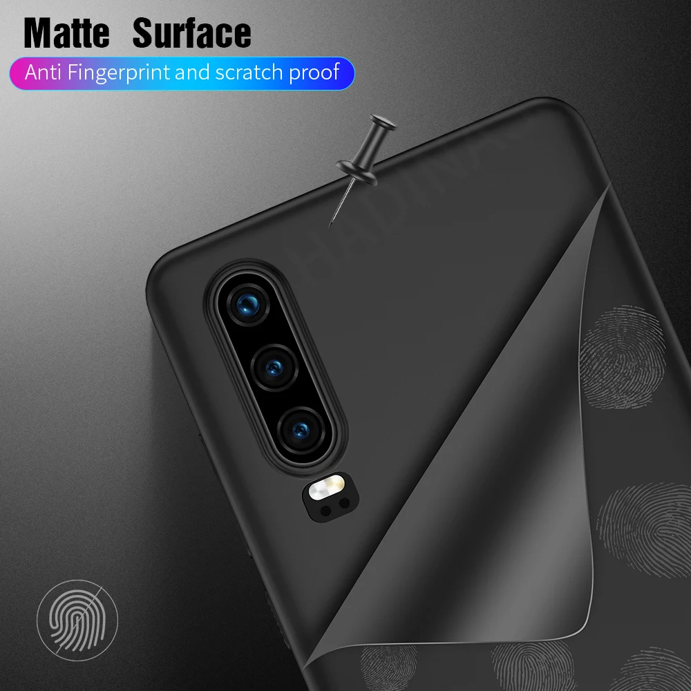 Hadinas ультра тонкий Твердый чехол для huawei P30 Lite Матовый PC задняя крышка Pro P 30 свет
