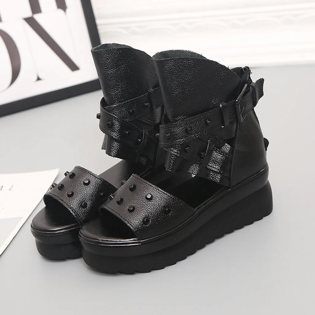 SAGACE/роскошные женские босоножки на плоской подошве женская летняя обувь с