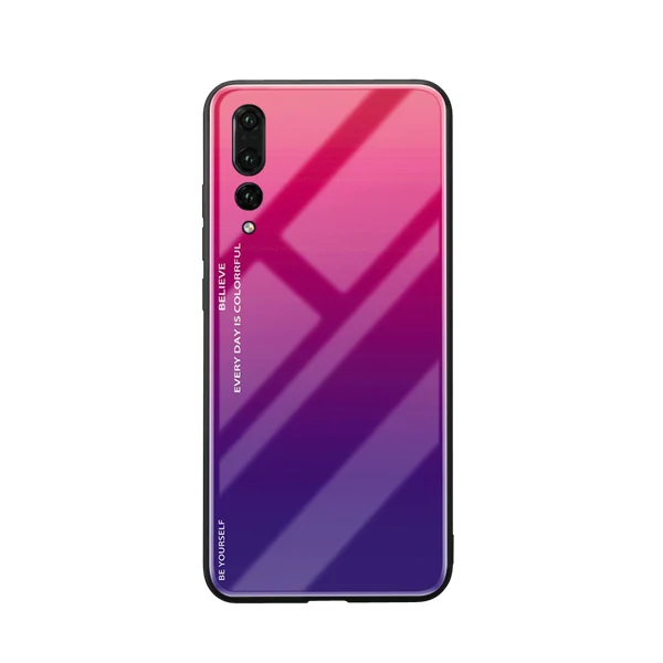 G4985 Новые градиентные чехлы с закаленным стеклом для huawei P30 P20 P10 Lite Коврики 20 10 9 8 Pro Nova3 Nova4 Nova3i P9 P10 плюс - Цвет: G4985