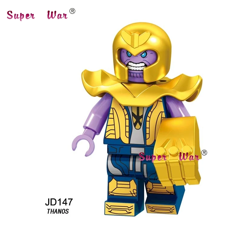 JD147 Один супергерой Капитан Америка Тор видение звезда Владыка Человек-паук Marvel Мстители Бесконечность войны Мстители Строительные блоки детские игрушки - Цвет: JD147