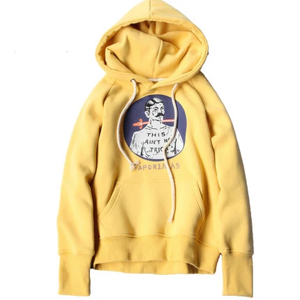 Для женщин осень толстовки печати негабаритных Повседневное пуловер Длинные