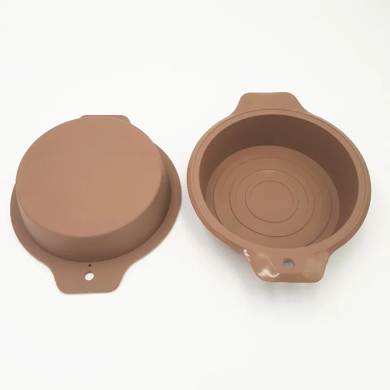 To encounter 27*23*6.5CM 235G Big Round Shape Cake Moulds Bread Pans Silicone Pastry Mold Baking Tools |