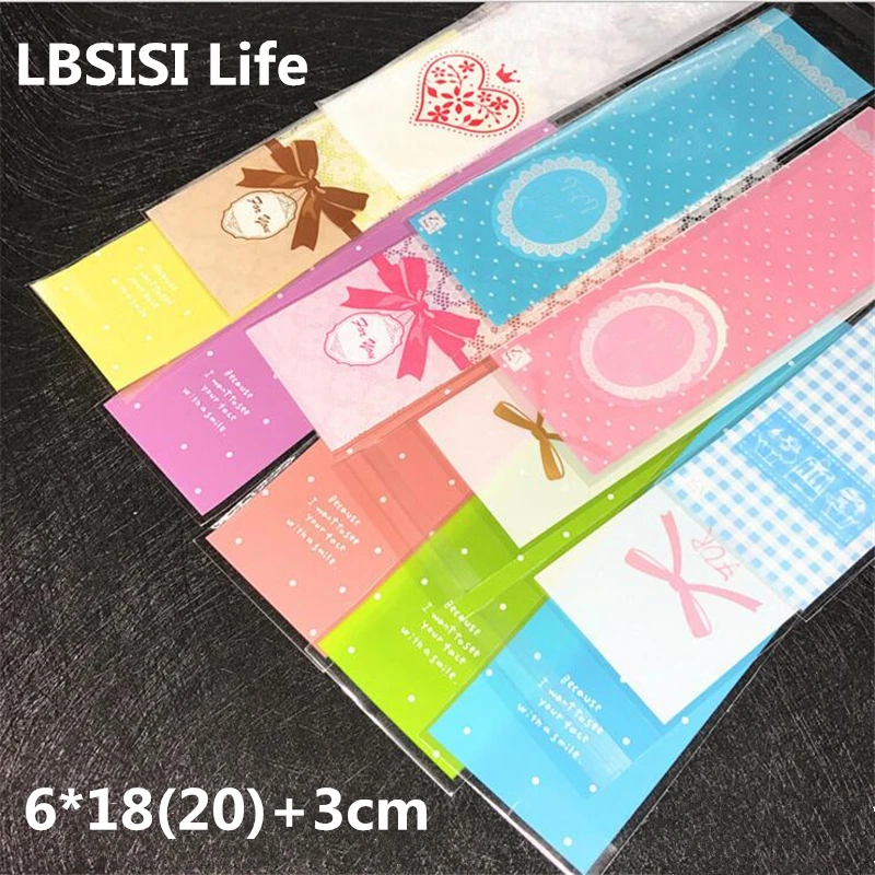 LBSISI Life 100 шт Любовь точка печенье в виде пальцев хлеб пластиковые пакеты для печенья подарок мыло упаковка для капкейков обертка самоклеющаяся сумка