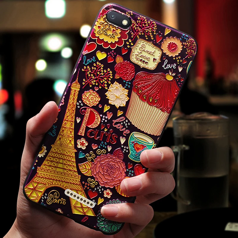 Роскошный 3D-чехол YonLinTan чехол для xiomi Xiaomi Redmi 6A 6 A Милые силиконовые чехлы с задней