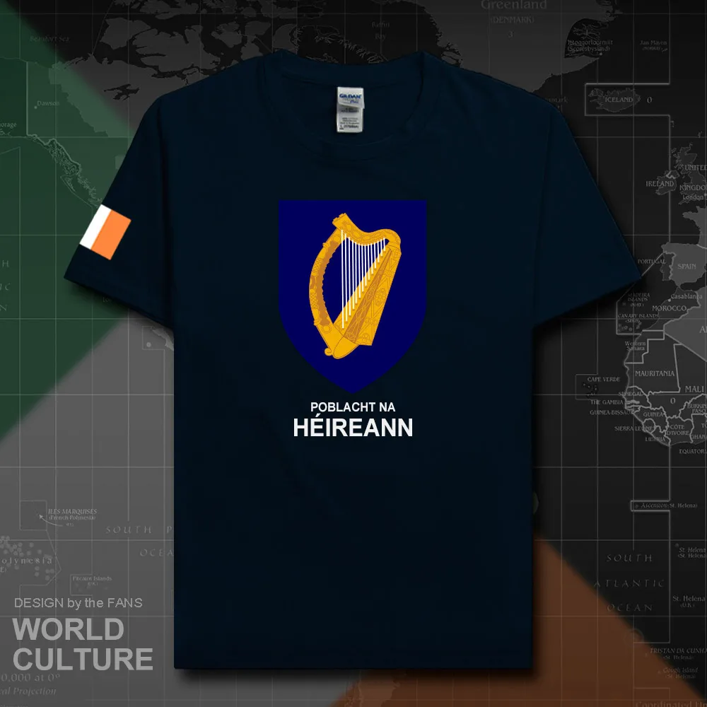 Мужские футболки Eire Ирландия модные 2018 из хлопка для национальной сборной встреч