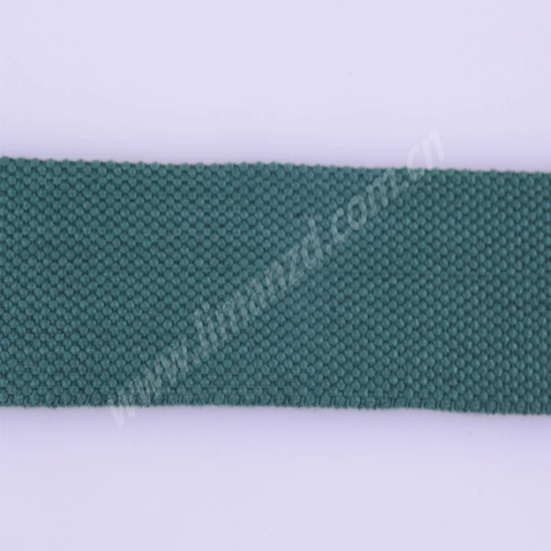 

1 1/4" grass green color cotton webbing belt high quality cotton belt