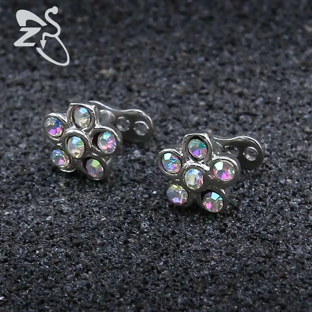 Хрустальный цветок циркониевый камень для ныряния кожи Кожный Якорь поверхность
