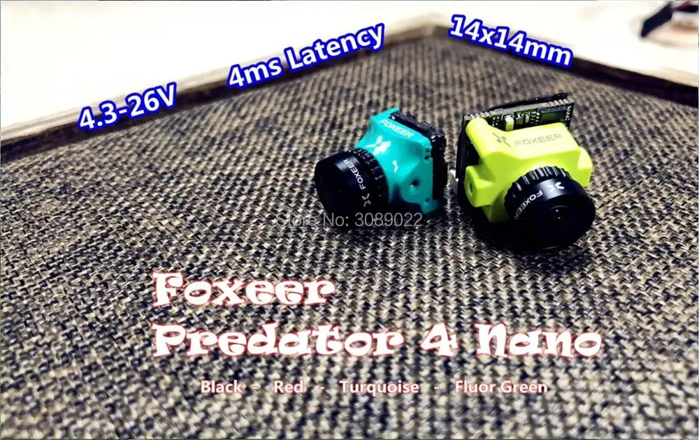 Foxeer Predator Nano V5 FPV камера Super WDR OSD 4 мс переключаемая задержка PAL/NTSC Для 2 дюймового