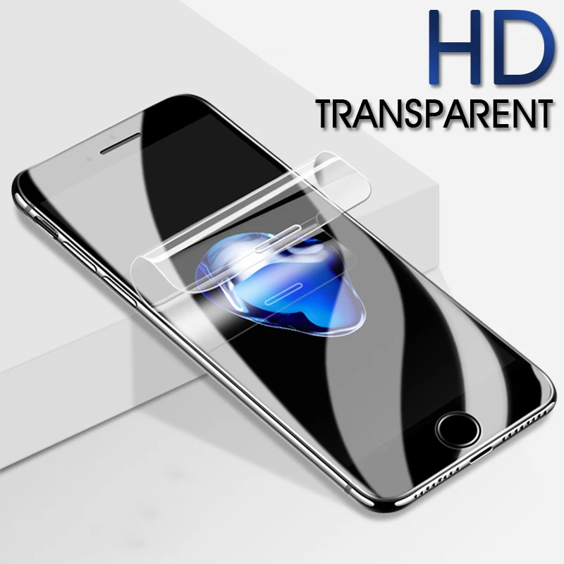 Полноэкранная защита для домашних животных не закаленное стекло iPhone 11 Pro Max XS XR X 8 7