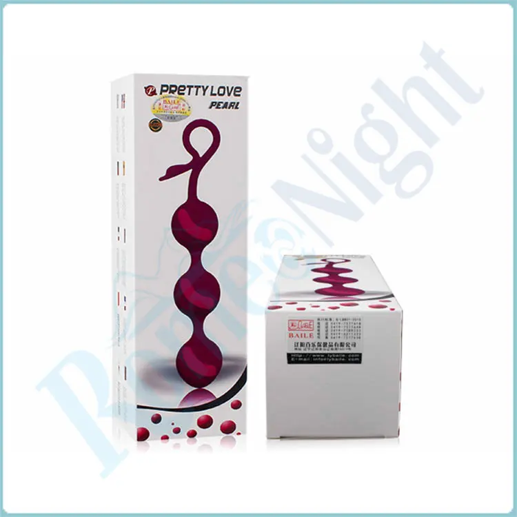 PrettyLove силиконовые прогрессивные Kegel гимнастика для мышц влагалища Ben Wa детские
