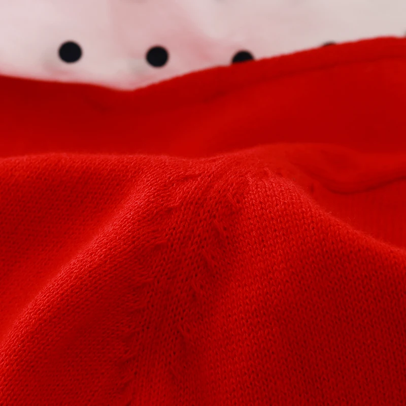 Auro Mesa vestido infantil; рождественское трикотажное платье с длинными рукавами для малышей; платье принцессы с рисунком собаки для малышей; вязаная одежда для маленьких девочек