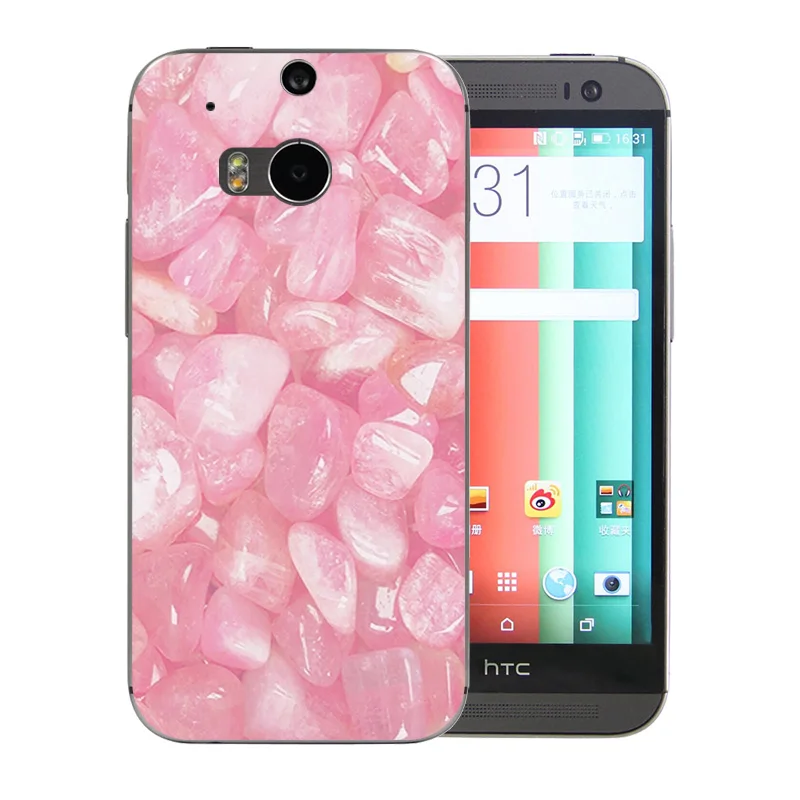 Силиконовый чехол на заднюю панель для HTC One M8 мобильного телефона из мягкого ТПУ M