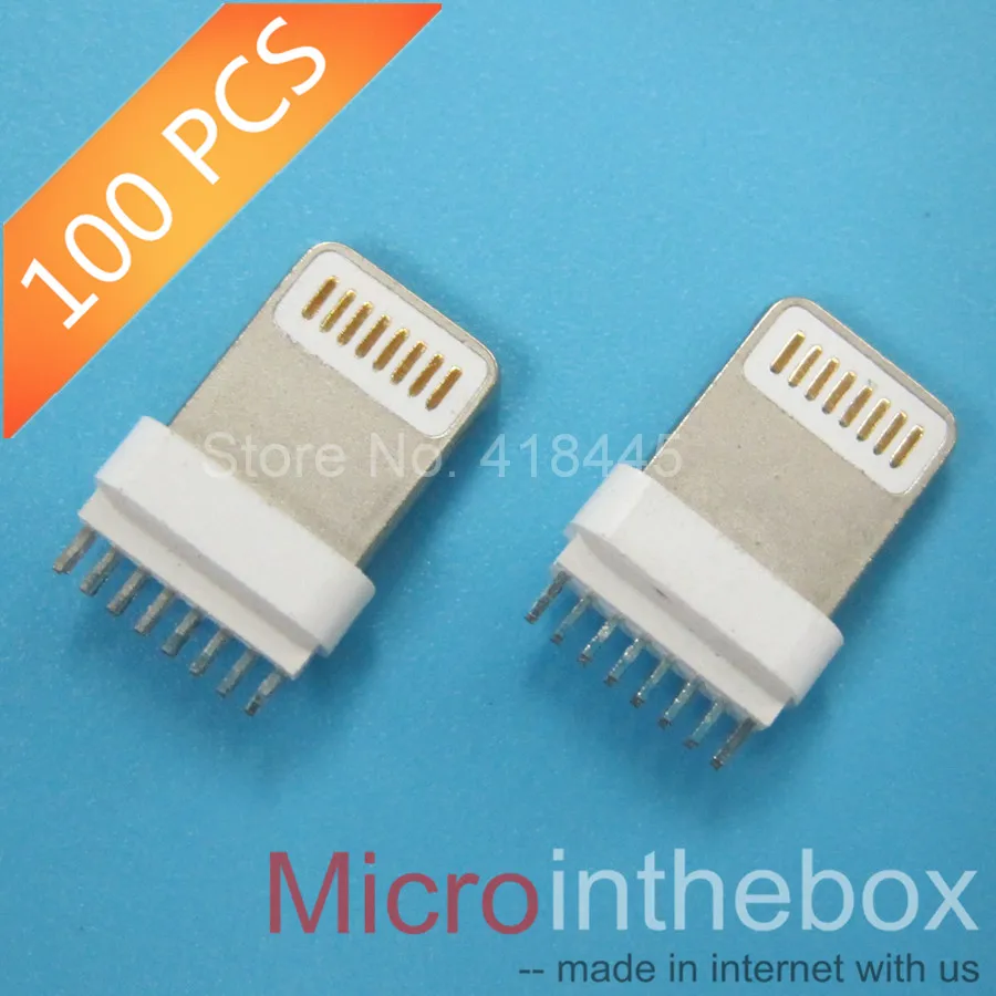 100 шт./лот коннектор usb для iphone 2x8 контактов тип DIP 7 5*1 6 мм коннекторы