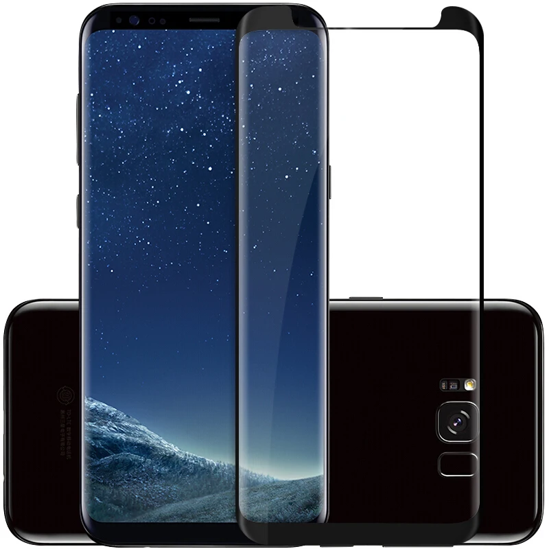 защитное стекло 3D изогнутые полное покрытие Экран протектор для samsung Galaxy Note 8