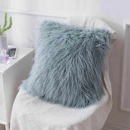 2019 супер мягкие плюшевые наволочки наволочка из монгольской овечьей шерсти для