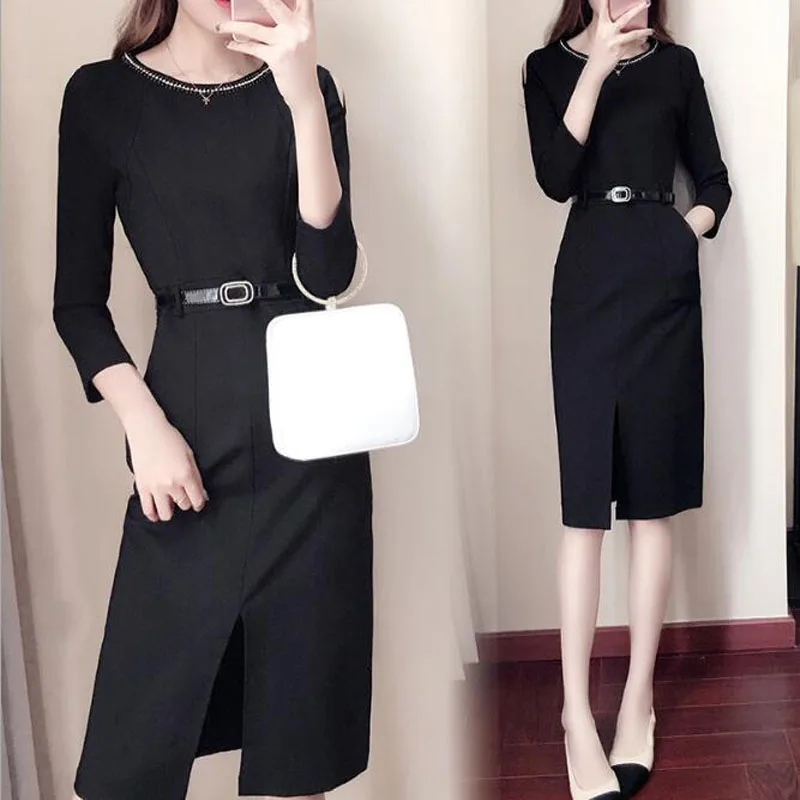 Лидер продаж осень платье с рукавами 2018 Доры сексуальное женское Платье