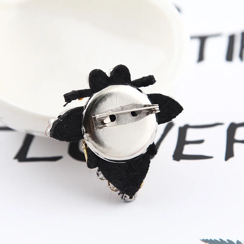 Брошь в виде птицы OneckOha булавка цепочка с бусинами броши вышивкой животного