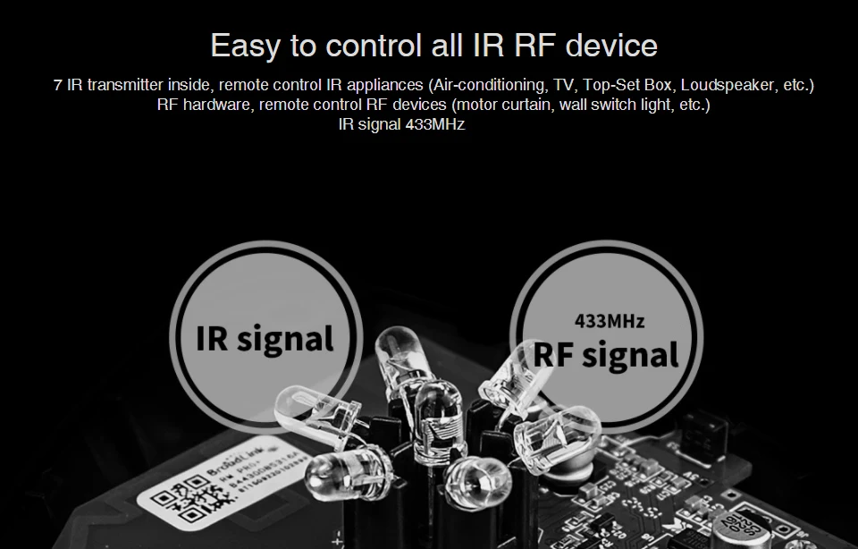 Универсальная длинная розетка RF uk plug 433,92 МГц обучающий код розетка беспроводной пульт дистанционного управления совместимый Broadlink rm pro