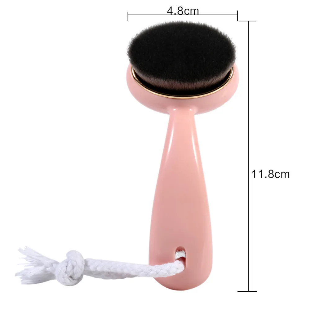 Кисти для макияжа лица 2 цвета мягкая щетка очищения мытья волокна бамбук