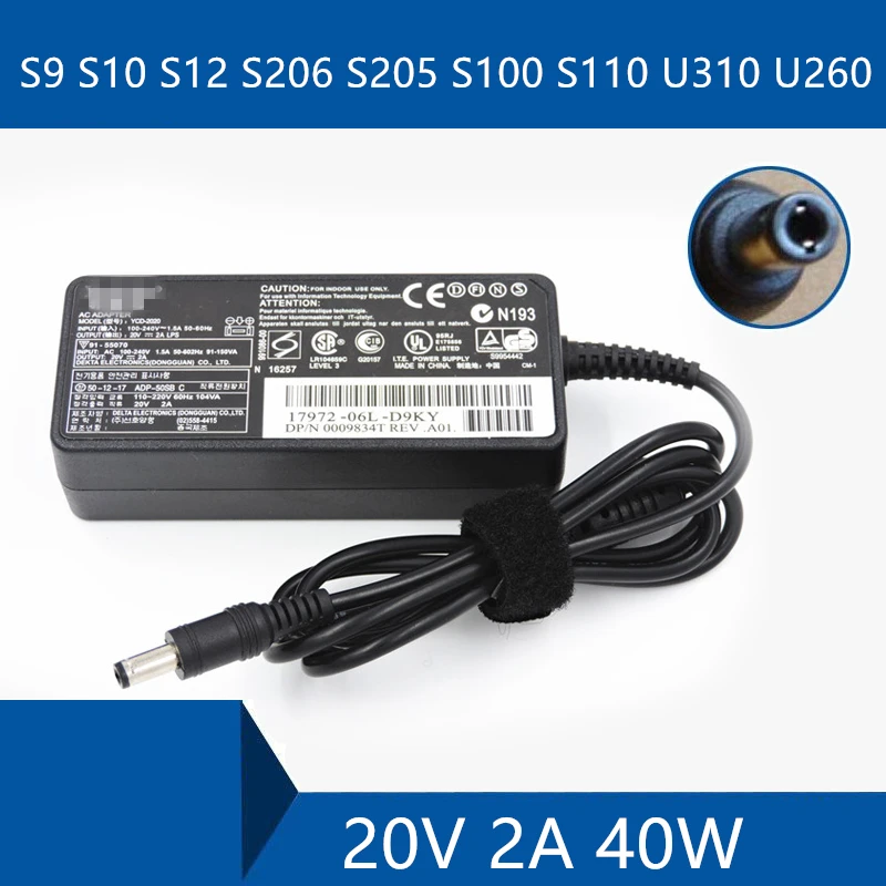 

Laptop AC Adapter DC Charger Connector Port Cable For Lenovo S9 S10 S12 S206 S205 S100 S110 U310 U260
