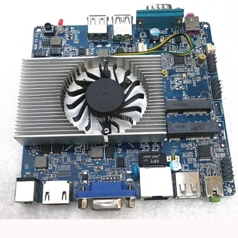 Мини ультратонкая Nano-ITX N2807 2808 Автомобильная промышленная компьютерная