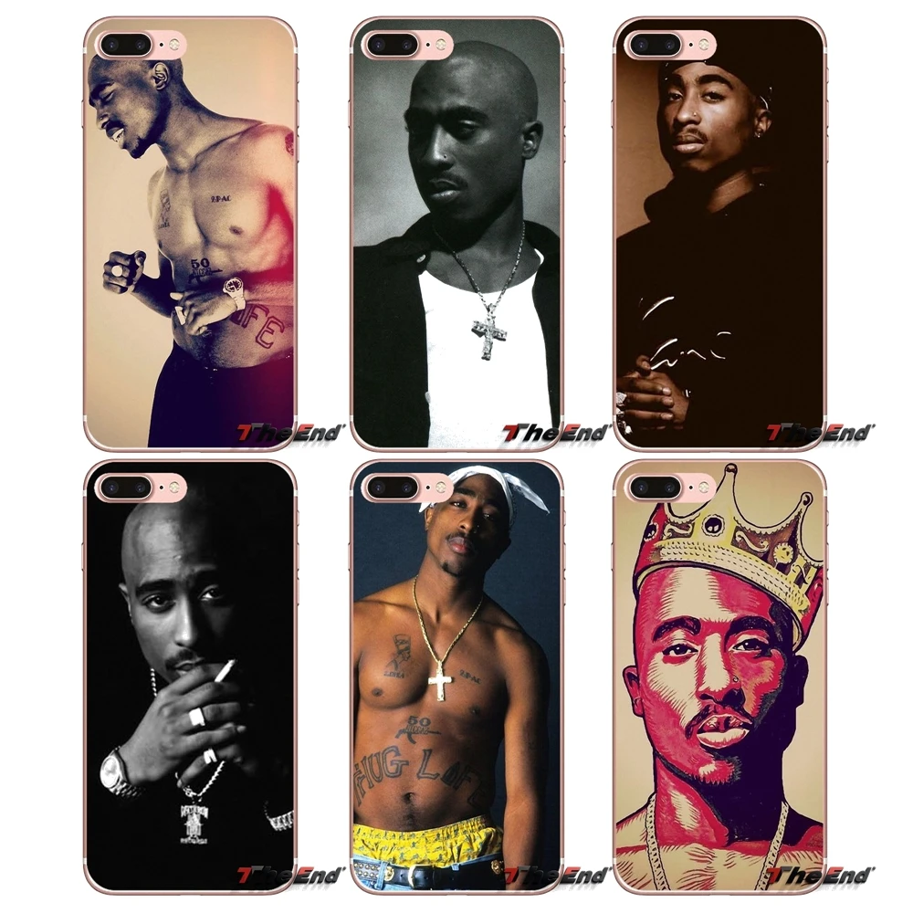 Мягкий чехол для Samsung Galaxy S3 S4 S5 MINI S6 S7 edge S8 Plus Note 2 3 4 5 Grand Core Prime Tupac Shakur Pac Legend Star |