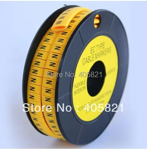 

number 0-9 Insulate PVC Flat Cable Marker EC-J Suitable for wire 4.0-6.0mm10roll/lot